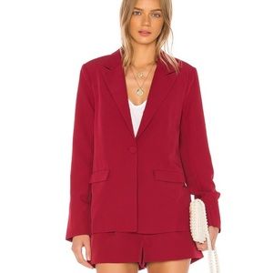Song of Style Savannah Blazer in Red Berry | great condition